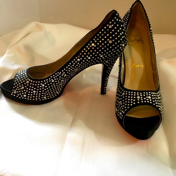 Beautiful Lady peep heels size 41(8-1/2-9) - Picture 1 of 8